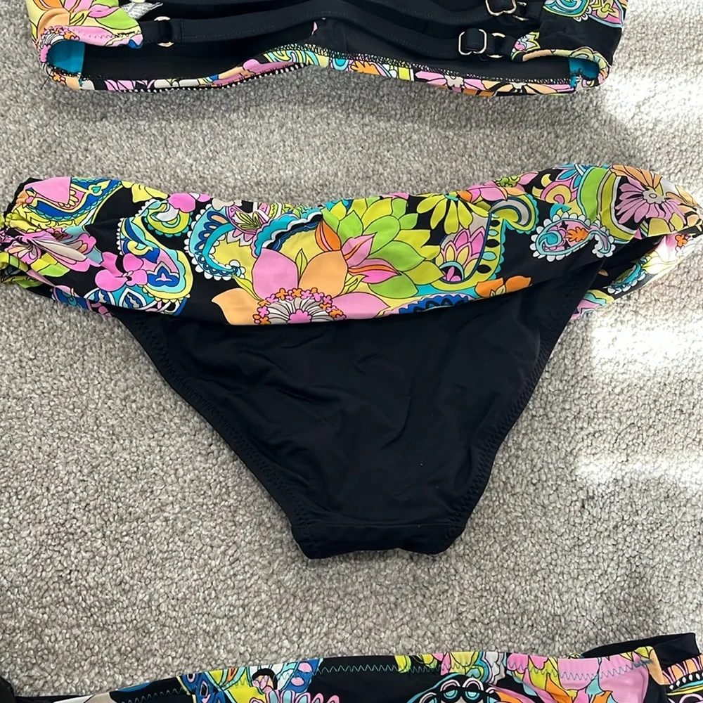 Trina Turk swimsuit 3 pieces set size 4 - Picture 4 of 8